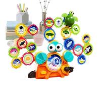 Generico Jeux à Engrenages | Jeu éducatif - Jouets STEM de Construction - pour Garçons Fête d'anniversaire Maison École Maternelle Voyage Plage