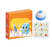 Generico Jeux de cartes assortis pour - 9,5 x 9,5 cm - Table de jeu interactive - Jeu de cartes éducatif - Poids léger pour fêtes, voyages en plein air, , garçons et familles