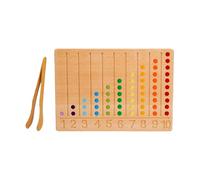Generico Jeux éducatifs de comptage - éducatif pour l'apprentissage à la maison | Jouet de jeux de comptage avec des perles et des clips - pour les enfants et les filles maison école maternelle Noël