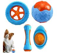 Generico Jeux Flottants De Piscine Pour Chiens - 4 Pièces Ensemble De Mastication Interactive, Intégré Dans L'eau Quant Joue Toyz | Promeut Les Habitudes De Splash De La Cour Et Aquat