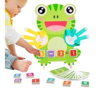 Generico Jeux mathématiques pour additions et soustractions - Jouet éducatif en bois - Jeux de reconnaissance de couleurs pour l'école maternelle classe et Ludothèque cadeau anniversaire Noël