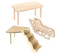 Generico jeux pour hamsters - escalade en bois, pour les petits animaux de compagnie | Gerbil Souris Furet Écureuil Thème Drôle Jeu interactif Jouet Arches