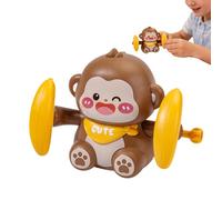 Generico Jouet à charge de singe pour marche, animal interactif sans piles à ressort | jouets de charge de singe qui fait des sauterelles, convient pour Bimbi, filles, anniversaire, vacances et fêtes
