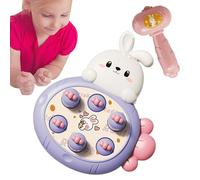 Genérico Jouet à frapper | Activité de conception de lapin amusante et interactive, jouet interactif à marteler une balle | pour enfants apprentissage précoce développement coordination main