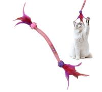 Generico Jouet à mâcher chatons - Design corde avec chat, câble interactif extensible, matériau résistant aux morsures | Teaser chats la salle d'étude du salon