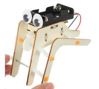 Generico Jouet araignée robot - Araignée automatique en bois - Jouet éducatif interactif avec activités manuelles pour w nd près école, anniversaire, Noël, terrain d'été