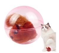 Genérico Jouet automatique pour chats - Boule roulante électrique mobile en forme d'écureuil | Jouets mobiles pour chats d'intérieur - Pour divertissement, exercice et ennui en intérieur,