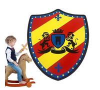 Generico Jouet avec armes avec bouclier en mousse, jouet médiéval en mousse avec fausse, jouet bouclier médiéval pour jeux de rôle, costume d'armes dans ordinateur portable pour filles