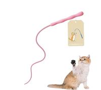 Generico Jouet avec baguette pour chat - interactif pour animaux de compagnie en silicone souple | Teaser | Pour exercices de chasse à l'ennui, simulation d'intérieur, etc