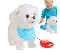 Genérico Jouet Chien Marchant - Peluche électrique Interactive, aboyeur, Jouet décoratif pour la Maison avec Mouvement sonore, Jouet Compagnon pour et Filles Cadeau