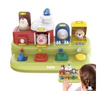 Genérico Jouet d'animaux, Cause et Effet, Jouets d'activité pour sans Danger Musical, Couleurs Vives, éducatives