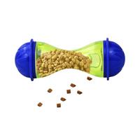 Genérico Jouet de friandises pour chiens - Alimentation interactive type balle distributrice de nourriture lente pour chiens et chats, jouet éducatif anti-ennui, rose/bleu/violet, 11 x 4,5 cm