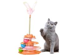 Genérico Jouet de piste pour chats : de l'ennui, jouets d'enrichissement pour chats | pour parents d'animaux domestiques, entraîneurs, appartement pour animaux sans effort quand ils les chats