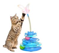 Genérico Jouet de piste pour chats : de l'ennui, jouets d'enrichissement pour chats | pour parents d'animaux domestiques, entraîneurs, appartement pour animaux sans effort quand ils les chats