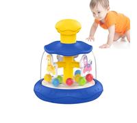 Generico Jouet de poussée Rotatif - activité de motricité Fine, carrousel Puzzle | Jeu éducatif Pratique avec développement sensoriel pour, garçons, Filles, en Classe, Jouer à la Maison et