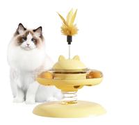 Genérico Jouet distributeur de récompenses pour chats | Boule d'enrichissement avec piste et distributeur, interactif pour félins | pour l'exercice, contre l'ennui et les mangements lents