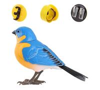 Genérico Jouet d'oiseau pour bébés | Figurine réaliste animale pour parler favoris, fête, bureau, enrichissement des animaux de compagnie