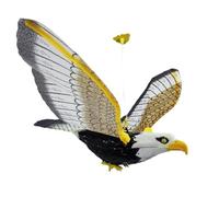 Genérico Jouet d'oiseau pour chats qui vole, oiseau électronique avec lumière et son, simulation de fournitures pour animaux domestiques - Jeu de chasse stimulant avec saut