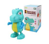 Generico Jouet électrique - Figurine de marche multifonctionnelle du robot musical dinosaure, avec animaux, interactif avec musique légère et action | Gi