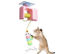 Genérico Jouet électrique pour chats - Jeu de poursuite de chats - Rechargeable pour entraînement aux cadres de porte, simulation de chasse, jeu sur sol vie en intérieur anti-ennui