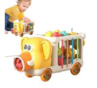 Generico Jouet empilables géants_ Ensemble de Construction éléphant Camion | Jeux Sensoriels éducatifs, Petits | Jouets montess0ri Couleurs Vives, Activités Préscolaires Amusantes pour