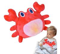 Genérico Jouet en peluche | Compagnon de sommeil sensoriel, crabe dauphin temps pour dormir SOTHO Lieu lumière sensorielle Jouet en peluche pour fille