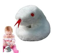 Genérico Jouet en peluche de l'année du serpent : petit jouet créatif en peluche serpent blanc, 40 cm, enroulable, décoration de chambre/salon, jouet en polyéthylène