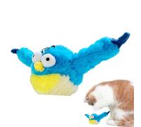 Genérico Jouet en Peluche électrique pour Chiens - Chat électrique simulé, pour Un Coup de Pied à l' à Chat Rechargeable par USB | Interactif pour Animaux de Compagnie