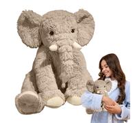 Generico Jouet en Tissu d'éléphant - Éléphant en Peluche | | Fabric | Douce et Confortable | Elefann Cuddly Toy pour compagnons de Sommeil, Jouets Elfar, décoration Douce en Peluche