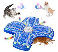 Genérico Jouet interactif pour chat, silencieux, tubes de jeu automatiques avec griffoir caché, jouet mobile pour chat, pour entraînement, jeu, divertissement et