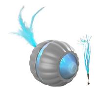 Generico Jouet Interactif pour Chats | Boule Interactive Automatique Et Mobile Pour Chats,Boule Roulante Accessoires pour Chiots Jeu Chasse Enrichissement Ennui