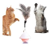 Generico Jouet Interactif pour Chats | Tête Détachable | Griffoir Interactif | Convient pour Cour Salon Studio Balcon Grande Taille Moyenne