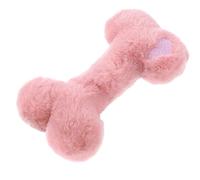 Genérico Jouet interactif pour chien en os - Jouet à mâcher interactif pour chiots, jouet vocal pour chiens | Jouet à mâcher en os de chien, jouet croquant en peluche, paire