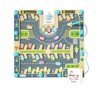 Genérico Jouet magnétique Alphabet Maze - Puzzle préscolaire, Tableau sensoriel | Jouet de Labyrinthe d'alphabet d'avion en Bois, Planche d'activité éducative pour Moteur Fine Motor Le