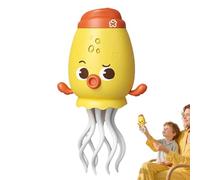 Generico Jouet Poulpe Automatique - Poulpe Démaquillant Musical, Robot Électrique Lumières LED et Musique pour Activités Intérieures Maison Asile Voyage