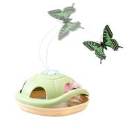 Genérico Jouet pour chat | Boredom Relief Rotating Butterfly | Turtle Design Automatic Cat Toy | Pour Kitten Indoor Home Solo Play Teething Running Mental Stimulation Hunting Agility Training