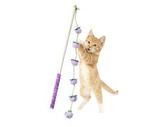 Generico Jouet pour chat en bois compact en forme de fruit de 40 cm avec poignée antidérapante - Jouet pour chat - Construction douce mais résistante pour le broyage des dents, jouer à l'exercice, le