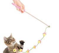 Genérico Jouet pour chats - Bâton de jeu interactif pour jeu de soi avec motif de fruits - Jouet pour chats - Jeu intérieur contre l'ennui oiseau souris