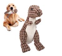 Generico Jouet pour chiens Dinosaure Cigolant Indestructible - Peluche Résistant pour Mâcher Agressif 20 Cm | Jouet Interactif Chiots de Race Petite et Grande | Soulagement