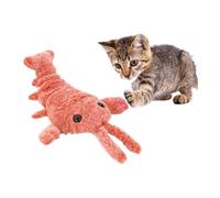Generico Jouet pour chiens en forme de homard - jouets pour chiots avec design crevettes - jouets en peluche avec mouvement électrique, jeux interactifs pour jeux intérieurs anti-ennui pour chats