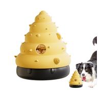 Generico Jouet puzzle pour chien - Mangeoire lente interactive en silicone avec distributeur de stimulation - Jouet à mâcher pour dentition - Activités d'enrichissement
