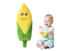 Genérico Jouet relaxant pour bébé pour dormir, peluche de maïs - Poupée de remplissage apaisante germe de soja lavable interactif sensoriel pour siège de voiture, poussette, voyage et crèche