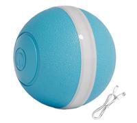 Genérico Jouet roulant pour chat, jouet sauteur rechargeable | Boule roulante avec évitement des obstacles et lumière LED - Pour jeu en intérieur, exercice, divertissement, chasse