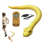 Genérico Jouet serpent RC : électrique réaliste, blague de robot créatif, simulation de mouvement drôle, accessoire d'avril Fools | Jouet de blague de serpent télécommandé