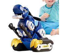 Generico Jouet Voiture Dinosaure Transformable à Collision - Modèle Hélicoptère | Jouets Robot Transformables | pour la maison de l'école maternelle garçons et filles, cadeau d'anniversaire, salon et