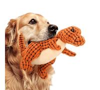 Generico Jouets à croquer pour chiens | Dinosaure doux grinçant la dentition - Jouets grinçants pour chiens,Enrichissement stimulant jeu exercice intérieur extérieur