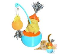 Genérico Jouets à tige pour chats Rotation à 360 degrés Jouet interactif stimulant pour animaux de compagnie Accessoire de chasse simulé Exercice Ennui Stimulation Mentale Vie