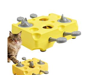 Genérico Jouets amusants pour chats - Distributeur de friandises au fromage Whack-a-Mole | Jouet interactif pour chats | Jouet pour animaux de compagnie qui s'entretient seul : jeu de Pr