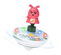 Genérico Jouets avec lumière clignotante, rotative éducative avec musique et lumières - Jouet interactif rotatif de lapin de Pâques pour garçons et filles, maison, école, jeux, anniversaire, vacances