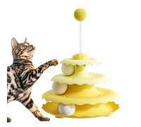 Genérico Jouets avec plumes pour chats - Set interactif | Boules intelligentes rechargeables avec 6 accessoires et jouet fait à la main pour chats domestiques